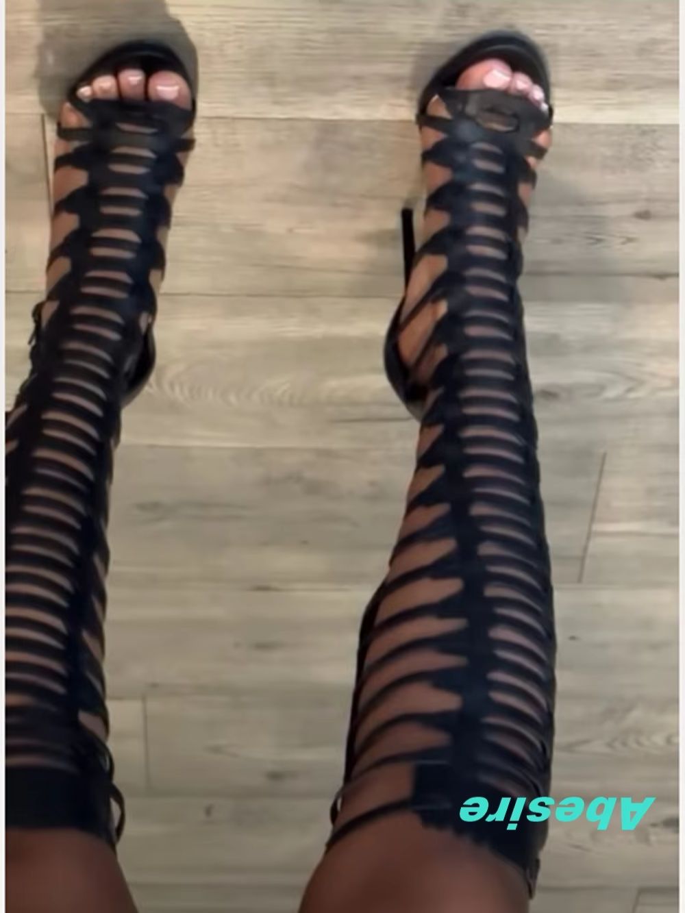 Sandal Strappy Heeled - 여성용 피프토 멀티 버클 여름 샌들