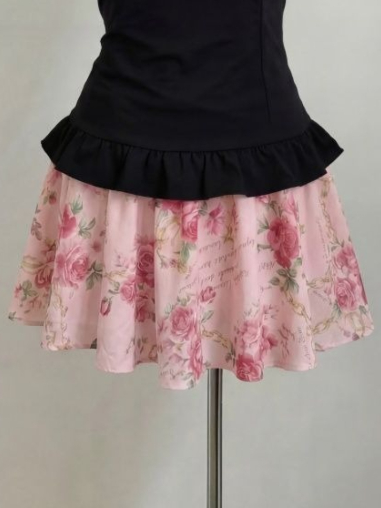 여성용 스윗 플로럴 프린트 투피스 세트 페어리 보우 슬 - Romper Floral Print 리뷰 및 가격